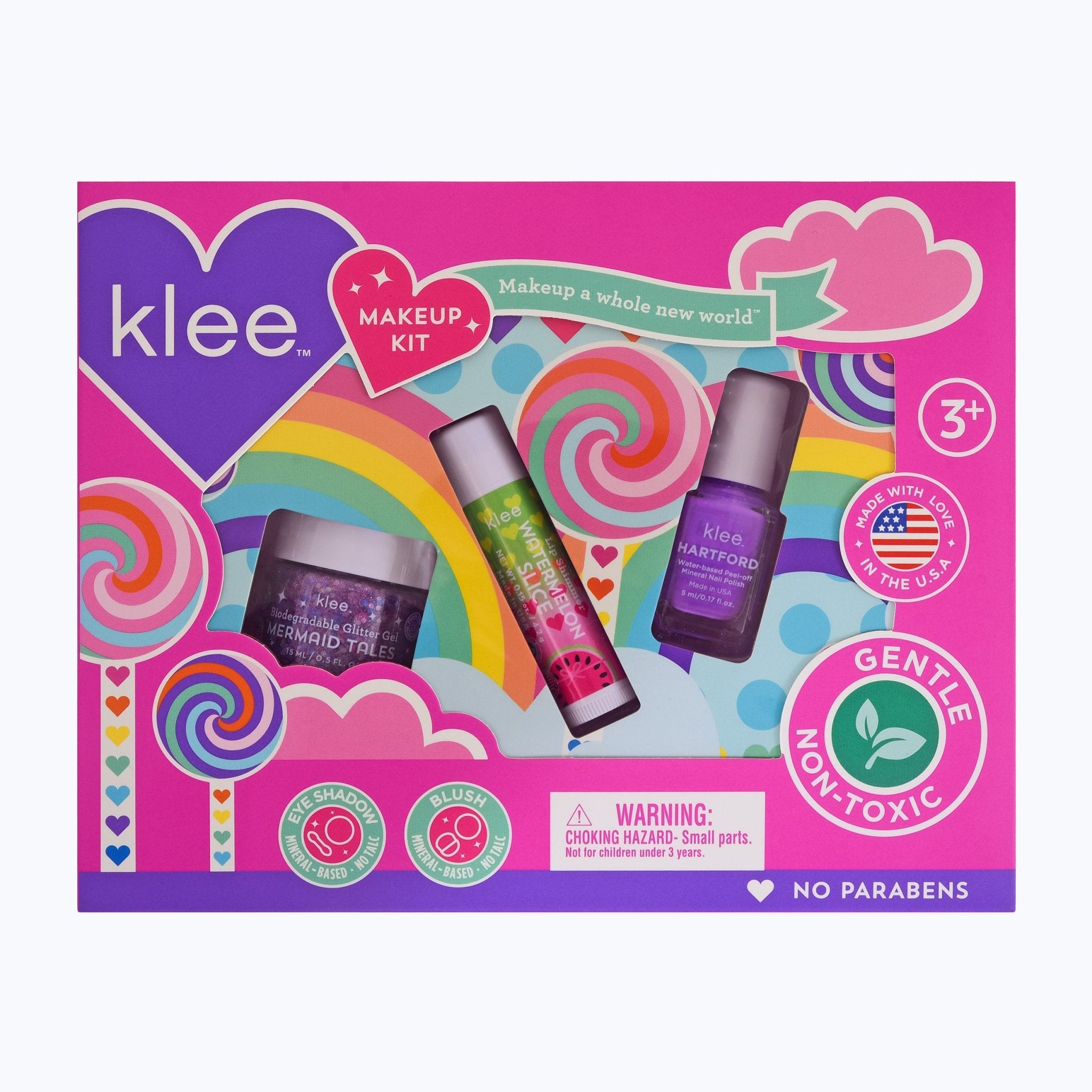 Swirling Purple - Makeup Kit with Bioglitter