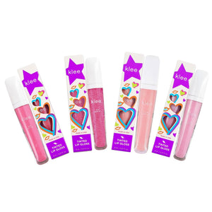 4-PC Tinted Lip Gloss Bundle - Klee Naturals