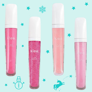 4-PC Tinted Lip Gloss Bundle - Klee Naturals
