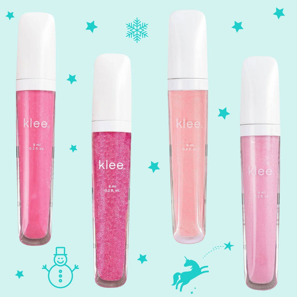 4-PC Tinted Lip Gloss Bundle - Klee Naturals
