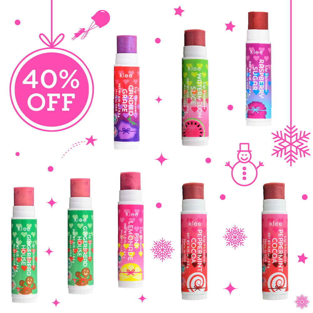 8-PC Holiday Lip Shimmer Sampler Bundle