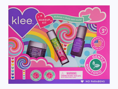 Swirling Purple Makeup Kit with Bioglitter