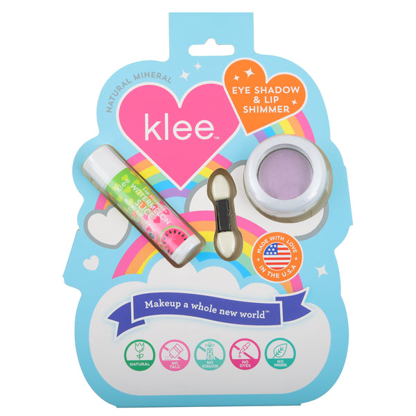Klee Tweens Honey Pink Buzz Eye Shadow & Lip Shimmer Duo – Happy
