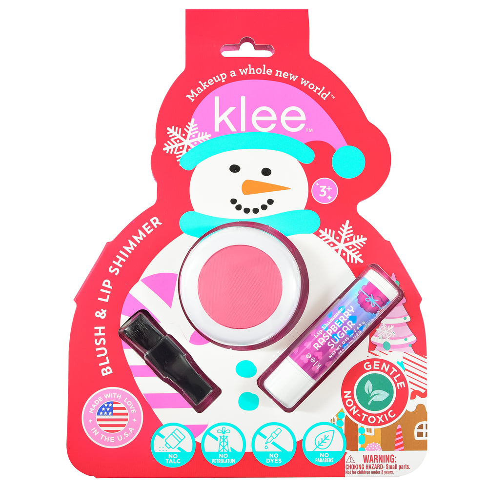 Glacier Pop - Holiday Mineral Blush and Lip Shimmer Set