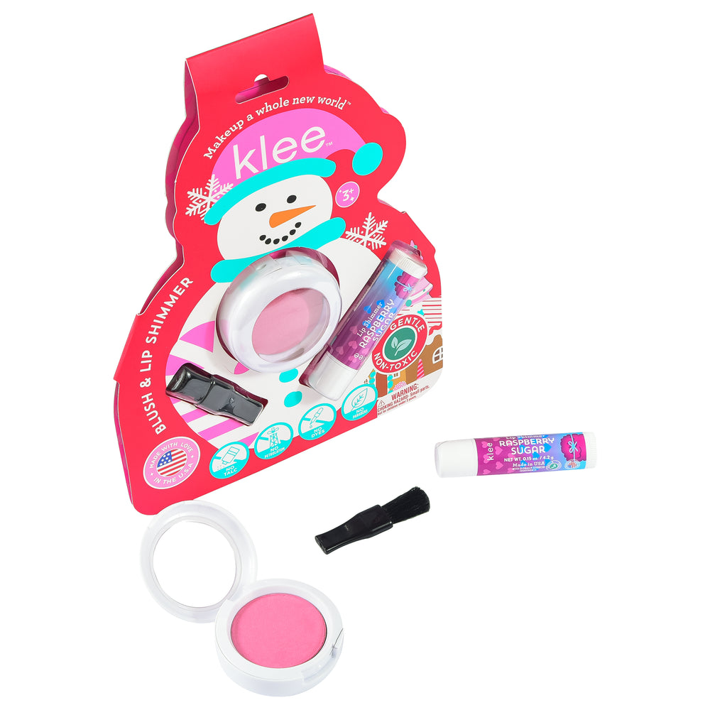 Glacier Pop - Holiday Mineral Blush and Lip Shimmer Set