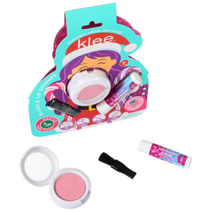 Crystal Glow - Holiday Mineral Blush and Lip Shimmer Set
