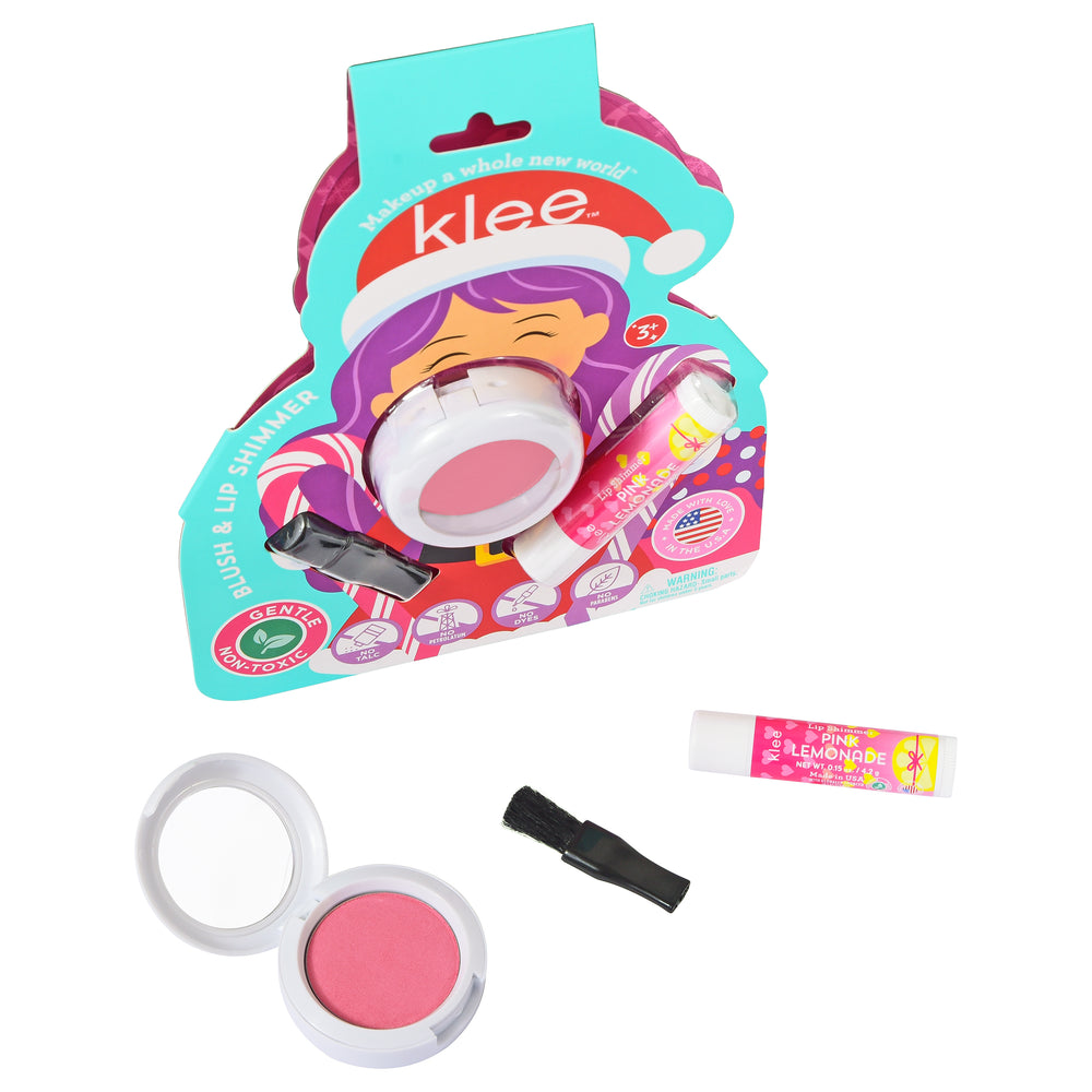 Glacier Pop - Holiday Mineral Blush and Lip Shimmer Set