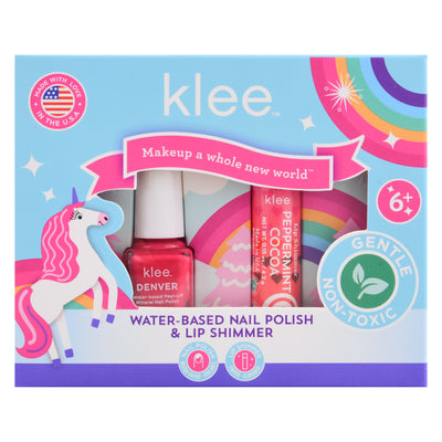 NEW!! Elves' Music  - Holiday Water-Based Nail Polish and Lip Shimmer Duo