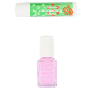 Elves' Play  - Holiday Water-Based Nail Polish and Lip Shimmer Duo