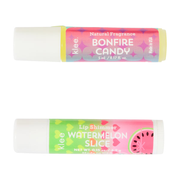 Bonfire Candy - Holiday Fragrance and Lip Shimmer Duo