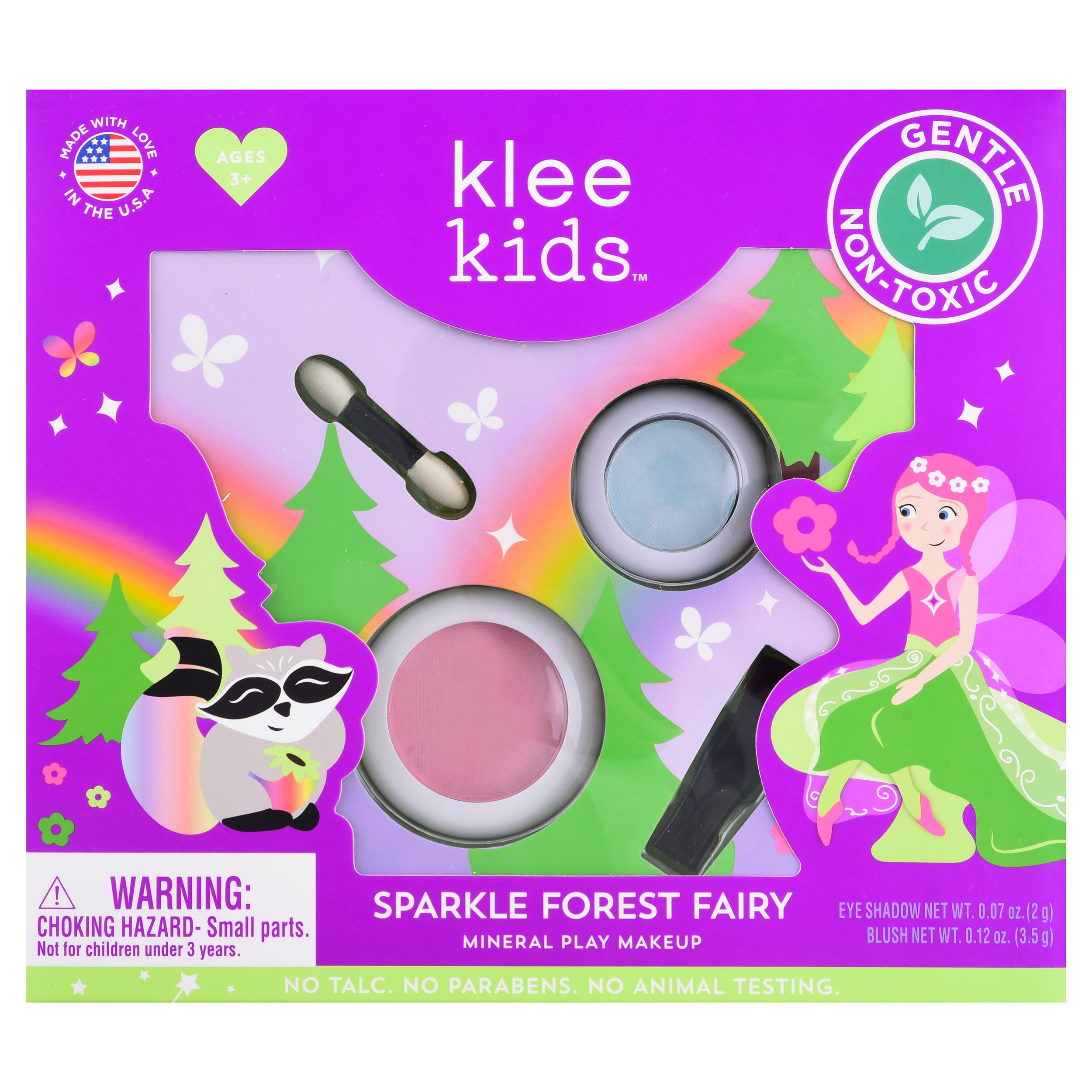 Luna Star Klee Kids Makeup Kit - Non-Toxic, USA-Made (Twinkle Magic Fairy)