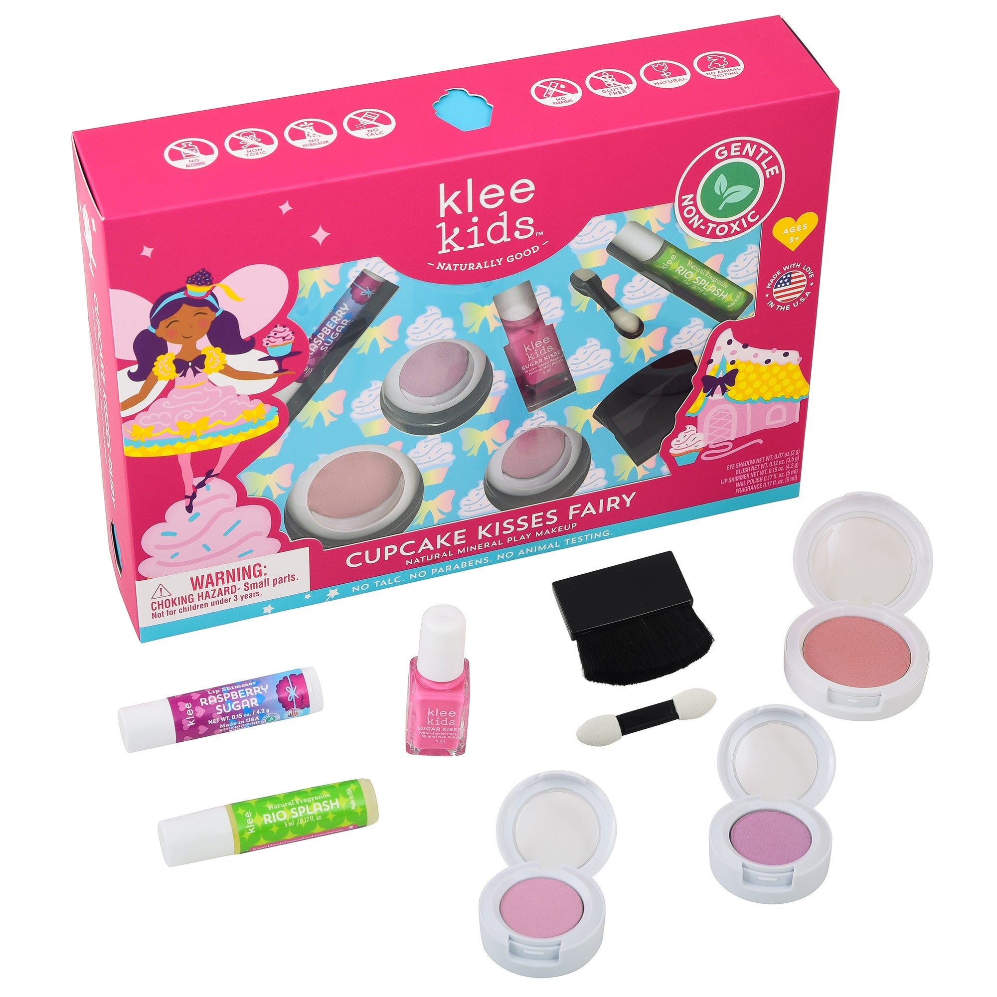 Toot! Flamingo Kiss Natural Makeup Box Set - Set, 6 Products