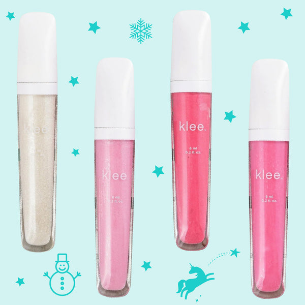 4-PC Tinted Lip Gloss Holiday Bundle