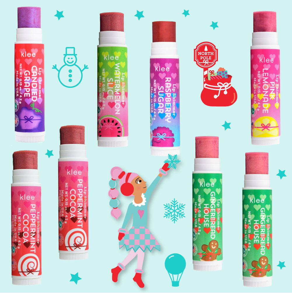 8-PC Holiday Lip Shimmer Sampler Bundle