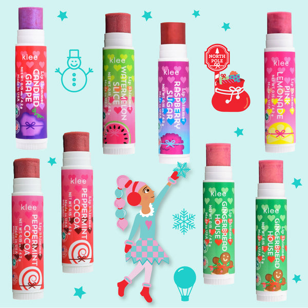 8-PC Holiday Lip Shimmer Sampler Bundle