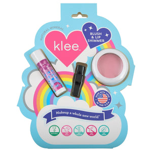 Cotton Candy Whisper - Mineral Blush & Lip Shimmer Duo - Klee Naturals