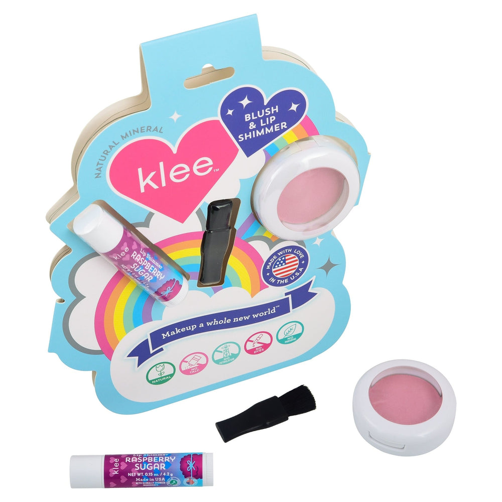 Cotton Candy Whisper - Mineral Blush & Lip Shimmer Duo - Klee Naturals
