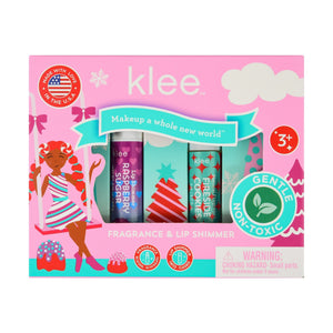 Firewood Cookies - Holiday Fragrance and Lip Shimmer Duo - Klee Naturals