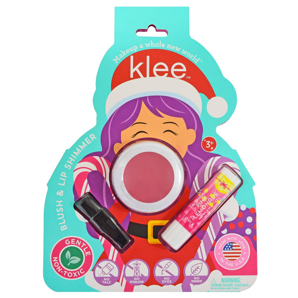 Glacier Pop - Holiday Mineral Blush and Lip Shimmer Set - Klee Naturals