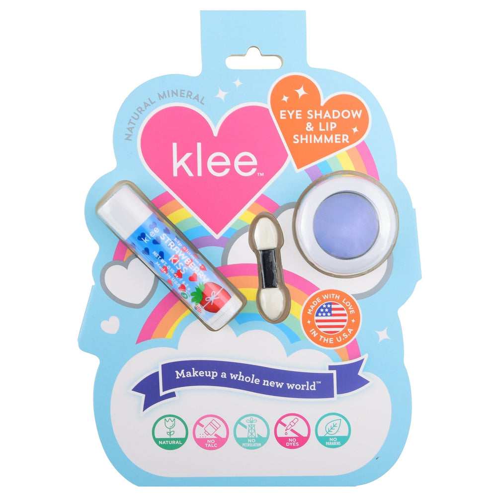 Periwinkle Kiss - Mineral Eye Shadow & Lip Shimmer Duo - Klee Naturals