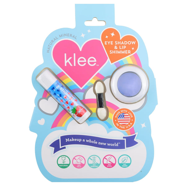 Periwinkle Kiss - Mineral Eye Shadow & Lip Shimmer Duo - Klee Naturals