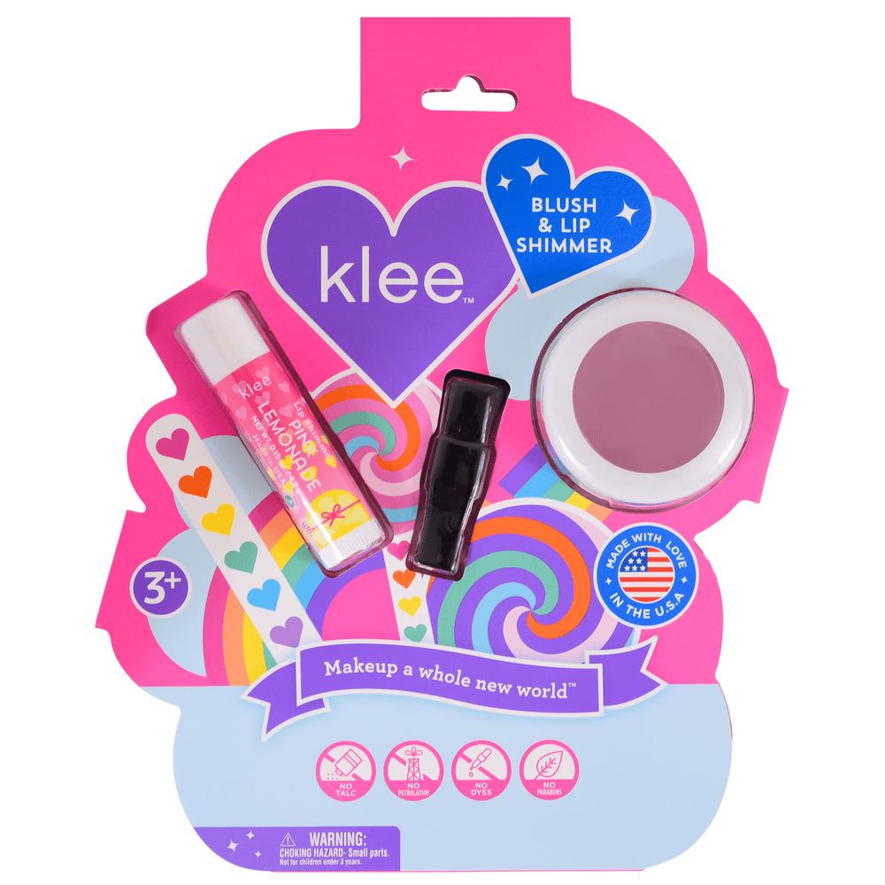 Rainbow Glitz - Mineral Blush & Lip Shimmer Duo - Klee Naturals