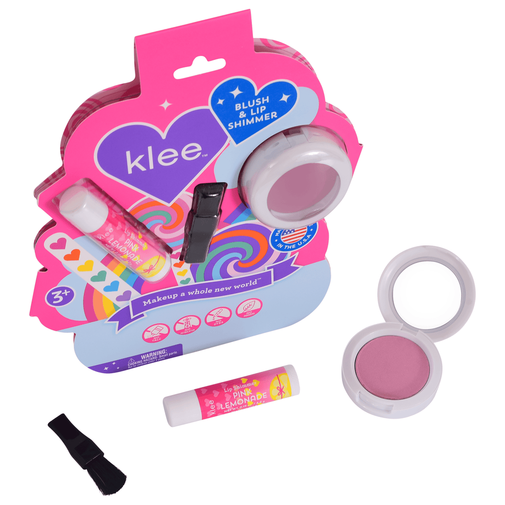 Rainbow Glitz - Mineral Blush & Lip Shimmer Duo - Klee Naturals