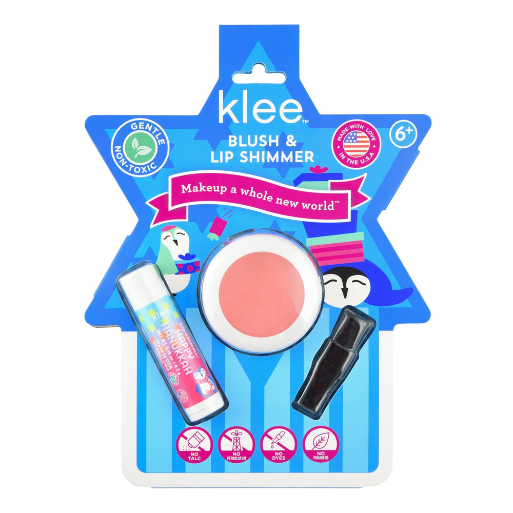 Starlight Buzz - Hanukkah Blush and Lip Shimmer Set - Klee Naturals