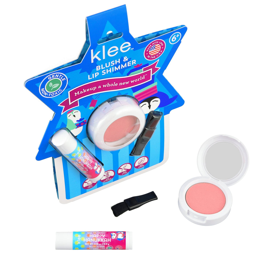 Starlight Buzz - Hanukkah Blush and Lip Shimmer Set - Klee Naturals