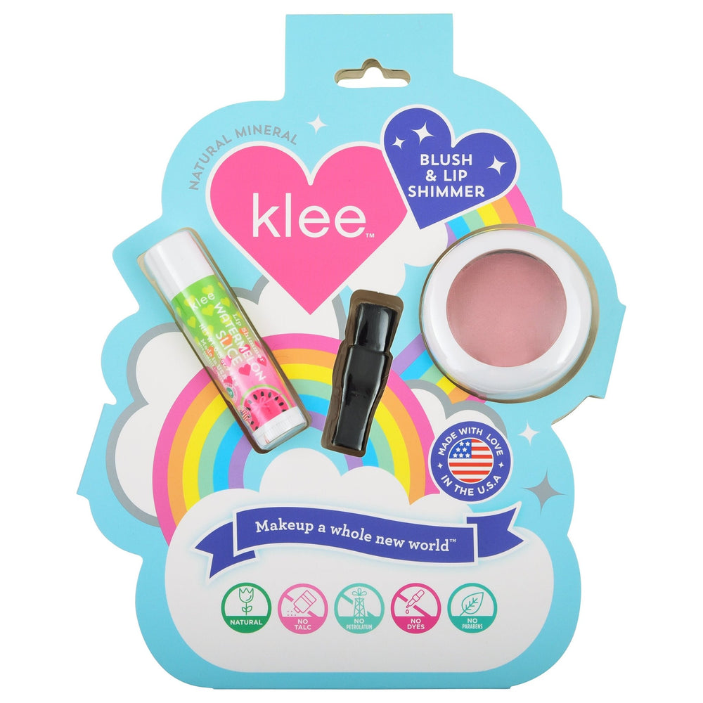 Sugar Drop Glow - Mineral Blush & Lip Shimmer Duo - Klee Naturals