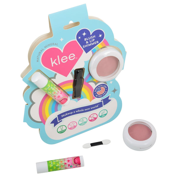 Sugar Drop Glow - Mineral Blush & Lip Shimmer Duo - Klee Naturals