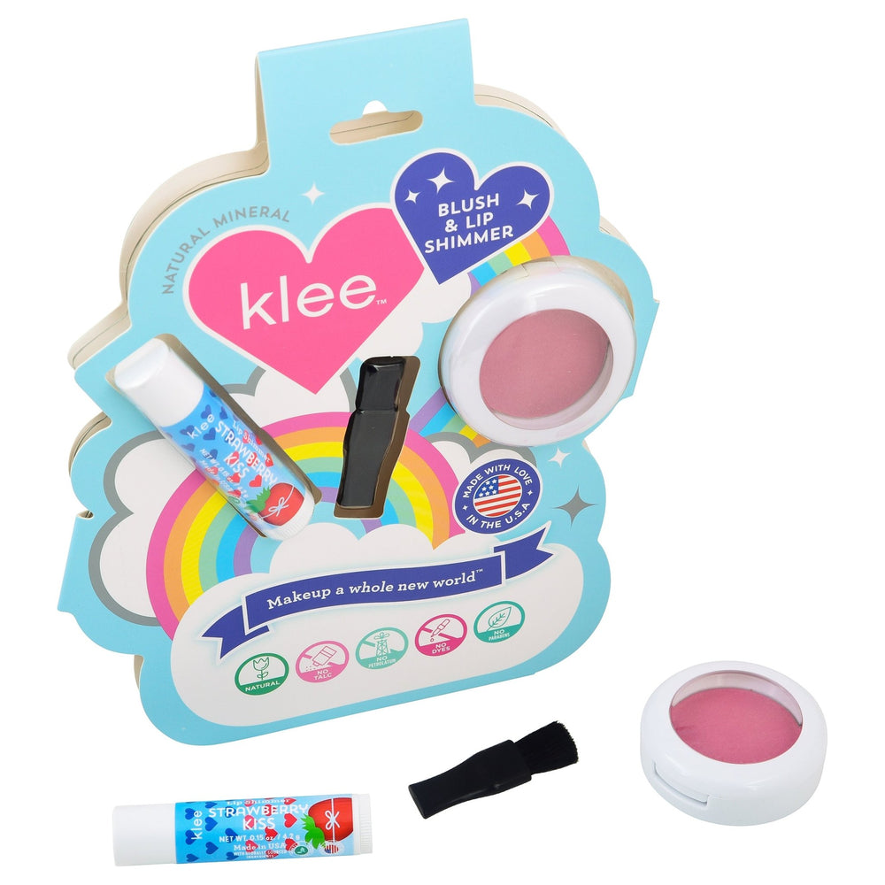 Sweet Cherry Spark - Mineral Blush & Lip Shimmer Duo - Klee Naturals