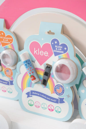 Sweet Cherry Spark - Mineral Blush & Lip Shimmer Duo - Klee Naturals