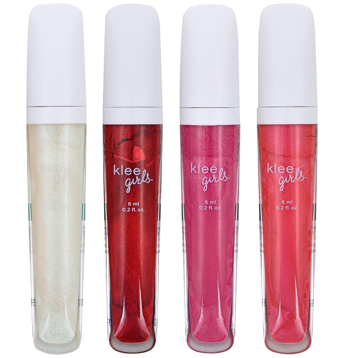 Evereden Kids Tinted Non Toxic Lip Gloss: Sheer Red & Pink - Non Toxic Kids Makeup - Vegan Natural Makeup for Kids - Soothing & Hydrating Kid Lip