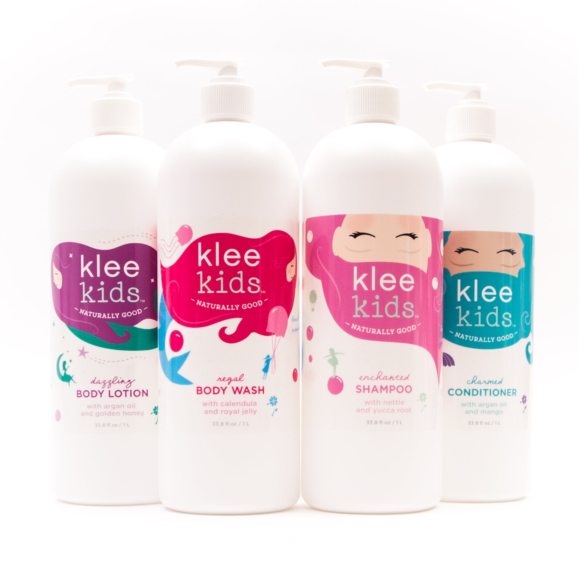 クレジェンテPierregina Lotion & Cream 3セット6本 Klee Kids Dazzling Body Lotion with Argan Oil and Golden