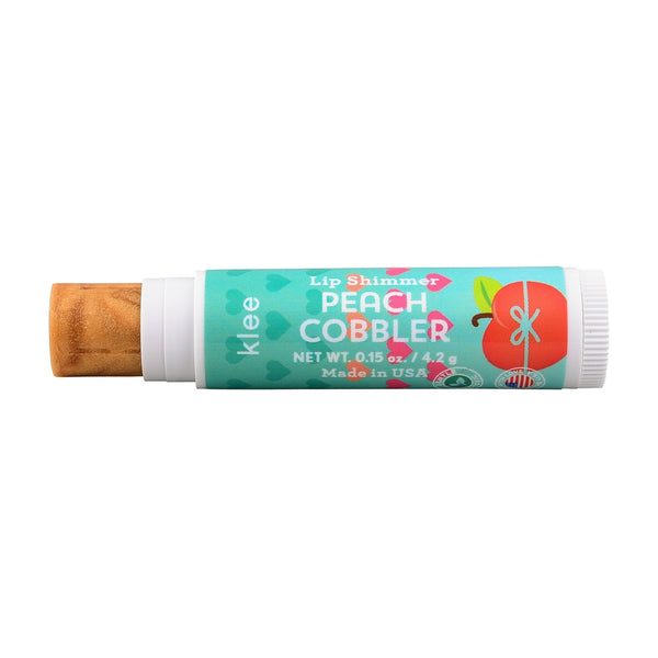 Peach Cobbler - Natural Flavored Lip Shimmer - Klee Naturals